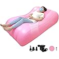 BBL Mattress Bed with Hole After Surgery for Sleeping Brazilian Butt Lift Pillow Post Surgery Supplies Recovery Kit BBL Blow Up Mattress Inflatable Couch Waterproof Air Mattress Medical Sofa Chair