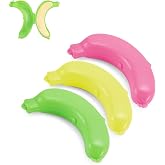 3 Pack Banana Case, BPA-Free Banana Holder &amp; Protector Box, Portable Banana Storage Container with Vent Holes, Fruit Saver for Lunch Box, Travel, Picnic, Camping (Yellow, Pink, Green)