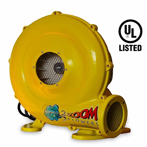 450-Watt, 0.6 HP Compact and Energy Efficient Zoom Commercial Air Blower for Small Inflatables and Bounce Houses