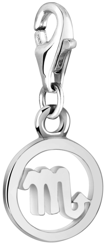 Nenalina Charm Scorpio Zodiac pendant, for all brands of charm bracelets and necklaces, made of 925 sterling silver 713300-000