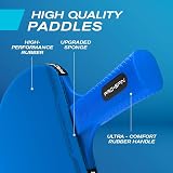 PRO-SPIN Portable Table Tennis Set with Retractable Net 2 Paddles 3 Balls view 5