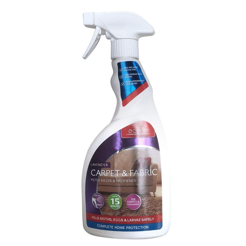 Acana Carpet and Fabric Moth Killer with Lavender Freshener Spray - 500 ml
