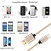 HI-CABLE, USB Type-C Cable (3ft+10ft) Short and Long Nylon Braided Fast Charging/Data Charger Cord for Samsung Galaxy S8 Plus, LG G6 G5 V20, Huawei Mate 9 P9,Moto Z Play, More (Pack-2) -Gold