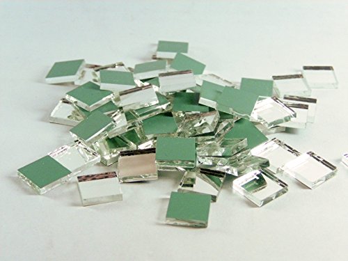 3/8" square mirror mosaic tile - 1000 pcs