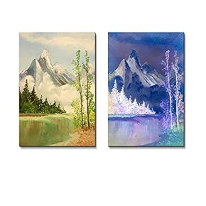 Beautiful Scenery of Mountain and Lake Nature Landscape...
