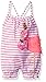 Mud Pie Baby Girls' Bubble Romper, Flamingo, 9-12 Months
