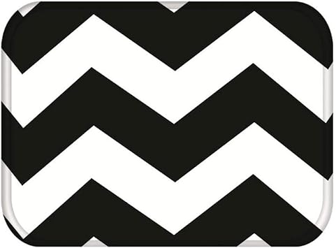 N C Fussmatte Kuchenteppich Gummi Fussmatten Schwarz Weiss Geometrisch Nordisch Klassisch Amazon De