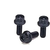 ARP 250-1001 Pro Series Black Oxide 1/4-20" Thread 0.750" UHL Camshaft Retention Plate Bolt Kit with 7/16" Socket for Ford 351 SVO