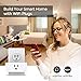 Smart Plug ESICOO - Plug A Certified Compatible with Alexa, Echo & Google Home & WiFi 2.4G - Only Cloud Intelligence App (4-Pack)