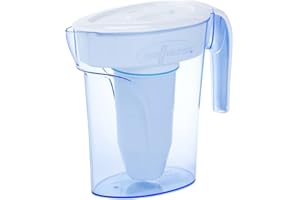 ZeroWater 6-Cup 5-Stage Water Filter Pitcher 0 TDS for Improved Tap Water Taste - IAPMO Certified to Reduce Lead, Chromium, and PFOA/PFOS