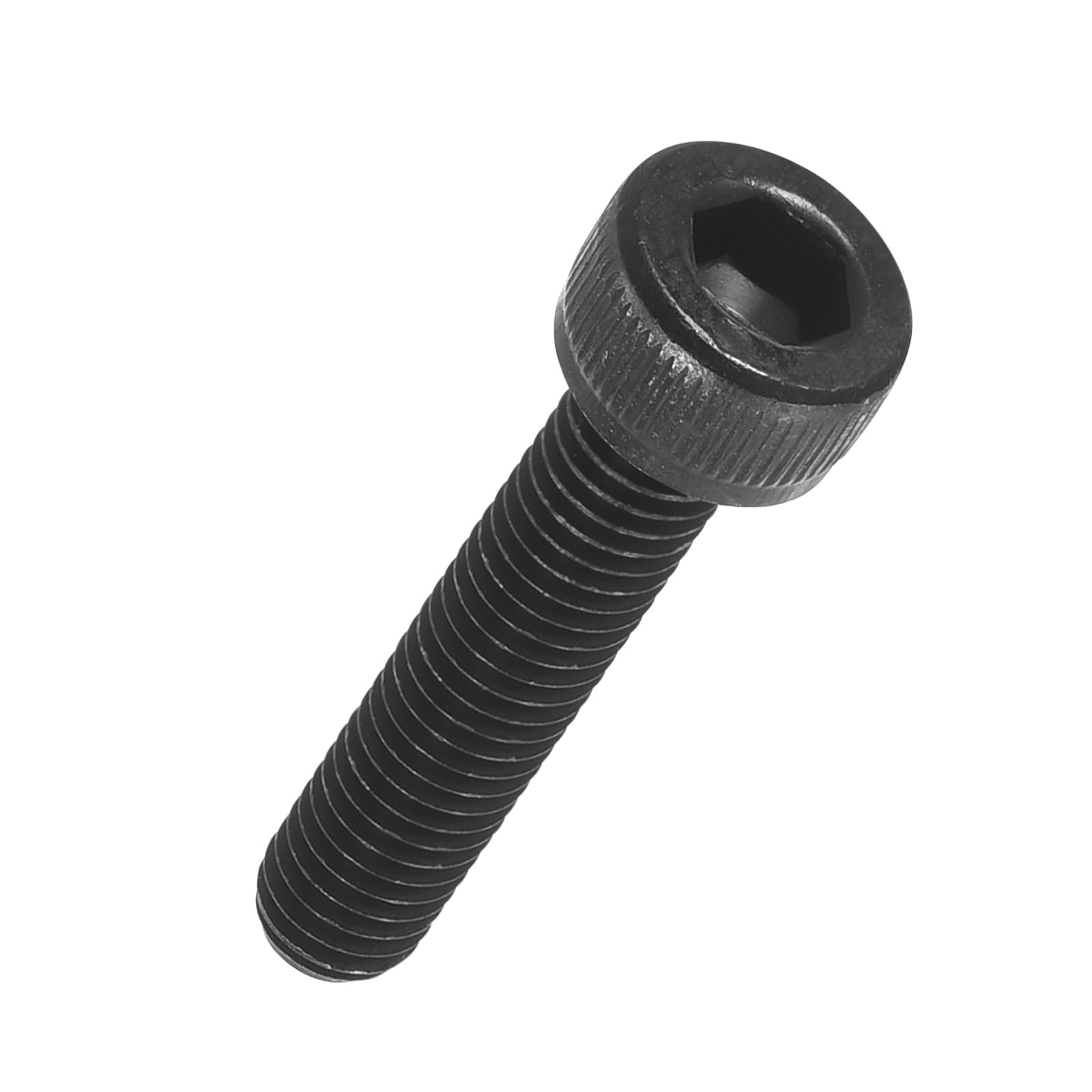 Kozelo 50pcs Socket Head Cap Screws - [M5-0.8 x 25mm] Alloy Steel Black Oxide Grade 12.9 Internal Hex Screw Full Thread for Industrial & Machinery Use, Black