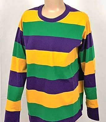 mardi gras striped shirts