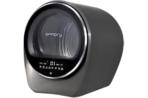 Effidry S3 Portable Clothes Dryer – Ultrafast, 1 cu.ft Capacity, 110V, Silver Grey, Compact for Condo, Apartment, RV, Car, Truck