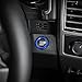 Voodonala Blue Engine Start Stop Button Center Console Switch Cover Trim for Ford F150 2015 2016 2017 2018