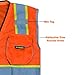 KwikSafety - Charlotte, NC - CLASSIC Safety Vest [JUMBO Pocket] Class 2 ANSI OSHA High Visibility Reflective Heavy Duty Mesh Zipper HiVis Construction HiViz Work Gear/Orange 2XL