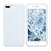 SURPHY Silicone Case Compatible with iPhone 8 Plus Case iPhone 7 Plus Case, Soft Liquid Silicone Rubber Slim Phone Case Cover with Microfiber Lining for iPhone 7 Plus iPhone 8 Plus 5.5 inch (Sky Blue)