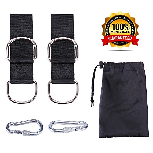 [- 1 Paar Max 500kgs sicher Swing Hanging Gurt Kit Aufhängeset Hängematte Hängesesse