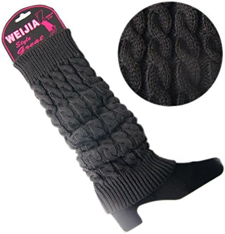 Allrise Women Leg Warmers Knitted Crochet Long Socks,High Knee Leggings Boot Winter Socks