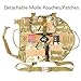 JASGOOD Tactical Dog Vest Harness Handle Training Dog Vest with Detachable Molle Pouches,M,2 Camo