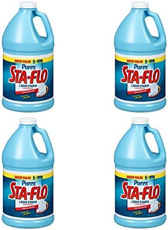 Sta-Flo DIA13101 Concentrated Liquid Starch, 64 Oz Bottle - Pack of 4