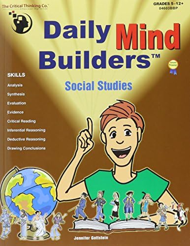 Jennifer GottsteinThe Critical Thinking Daily Mind Builders: Social Studies Book School Workbook