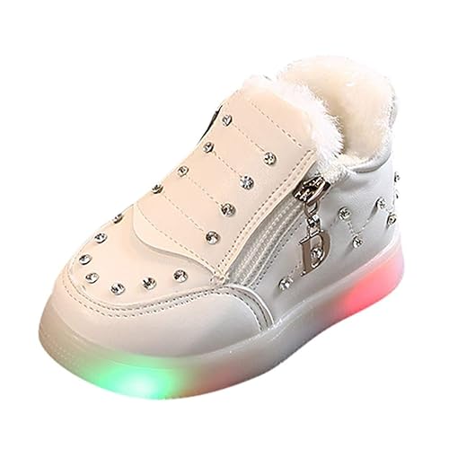  Kids Led Slip On Sneakers Children Baby Girls