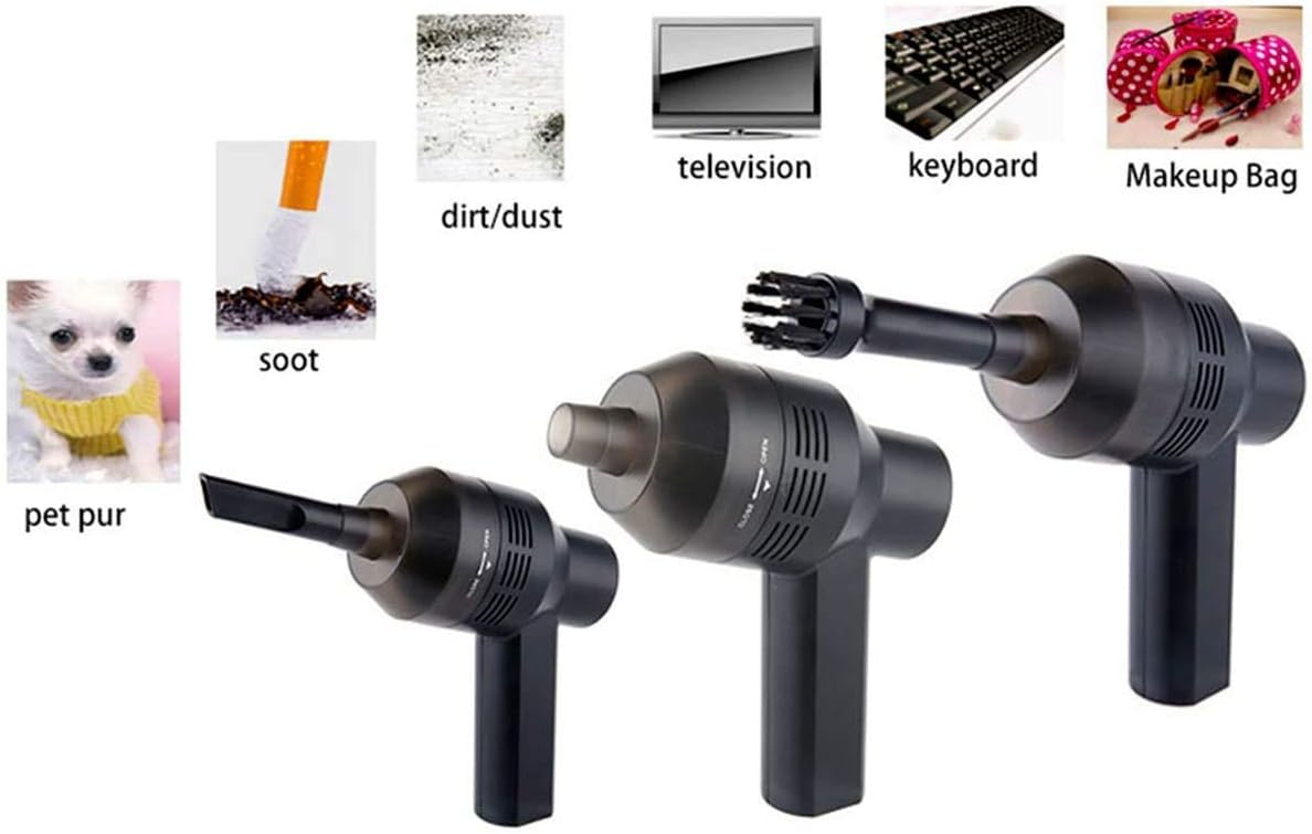 Keyboard Cleaner Powerful Rechargeable Mini Vacuum Cleaner,Cordless Portable Vacuum-Cleaner Tool for Cleaning Dust Hairs - Image 4