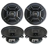 4 X Polk Audio 5.25" 2-Way Car Audio Boat Marine ATV UTV Audio Coaxial
Speakers 5-1/4"