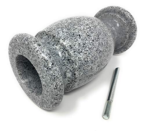 Optimum Memorial Cemetery Flower Vase Plastic Simulated Black Granite Vases Home Urbytus Com