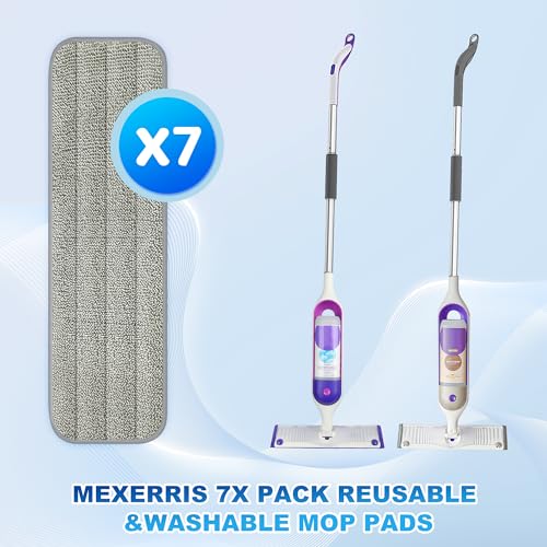 Washable Mop Pads for Swiffer PowerMop: Microfiber Wet Mops Refills 7 Pack photo 10