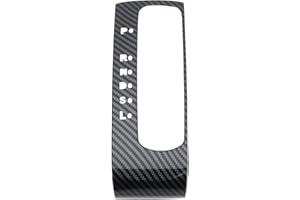 Briny River Carbon Fiber Interior Gear Shift Panel Cover Trims Compatible with Honda Civic 10 Sedan 2016-2021