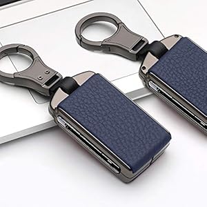 ontto 1 stuk lederen zinklegering autosleutelhanger case sleutelhoes voor Volvo xc60 xc90 s90 v90 slimme…