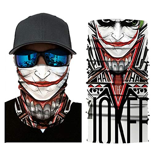 image for CapsA 2 Pcs Novelty Bandanas for Men Face Shield for Music Festivals D