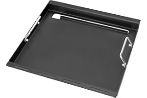 DELSBBQ Full-Size Griddle Inserts for Weber Spirit 200 & Spirit II 200 Series Grills, Flat Top Griddle for GS4 Spirit I & II E-210 E-220 S-210 S-220, Grill Griddle Replace for Weber 7637 Grate