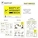 Booty Kit Belt Resistance Training Band Workout System- Targeted Program to Build, Tone & Sculpt a Brazilian Butt Lift. Strong Band Works Glutes & Gets Results- Workout Guide & Gym Bag.