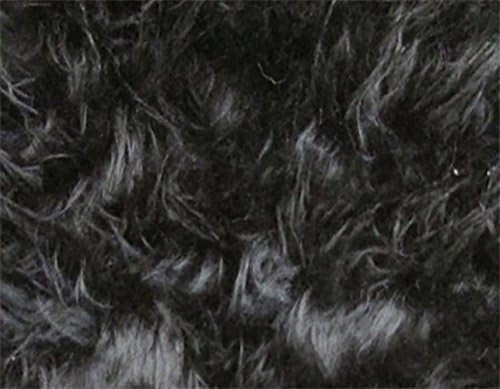 Camera Photo Floor Prop Faux Fur Artificial Fur, Newborn Baby Photography Props, Basket Stuffer Blanket - Baby Props, Basket Fabric (Black Fur)