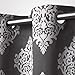 Exclusive Home Medallion Room Darkening Blackout Grommet Top Curtain Panel Pair, 52