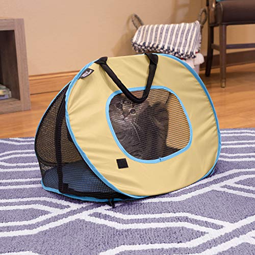 SportPet Designs Cat Carrier with Zipper Lock- Foldable Travel Cat Carrier - Thumbnail 4