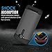 MoKo ASUS Zenfone 2 Laser Case - [Scratch Resistant] Armor Series Dual Layer Protection - Bumper Cover for ASUS Zenfone 2 Laser (ZE550KL / ZE551KL) 5.5 Inch Smartphone 2015 Release, Black