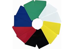 Yuanhe 12Pack Poker Cut Cards - Bridge Size Casino Cutting Card in Muti Colors for Poker Texas Hold'em Blackjack Home Games