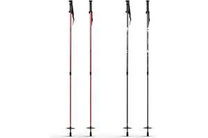 VioraWhite Adjustable Ski Poles for Downhill Skiing Lightweight Aluminum Ski Poles for Adults Men Women (78-135 cm/ 31-53 Inch)