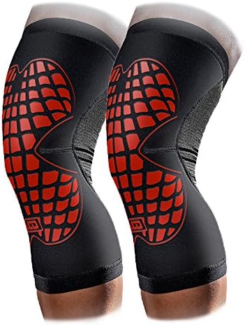 Ecourban Knee Compression Sleeve (1 Pair)-Fit for Basketball, Running,Walking, Cycling and Training