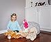 Stuffed Animal Storage Bean Bag Cover | Premium Canvas Storage Solution For Plush Toys (Gray) | By avaci