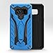 Zizo Static Series Compatible with Samsung Galaxy S8 Case Military Grade Drop Tested with Built in Kickstand Blue Black