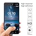 [2 Pack] Orzero For Nokia 8 Tempered Glass Screen Protector, 2.5D Arc Edges 9 Hardness HD Anti-Scratch [Full Coverage] [Lifetime Replacement Warranty]