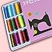 UNKE Beautiful Colors Sewing Thread Polyester Thread Sewing Thread Spool Kit