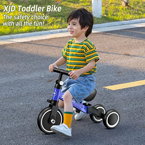 XJD 5 in 1 Kids Tricycles for 10 Month to 4 Years Old Kids Trike Toddler Bike Boys Girls Trikes