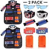Tactical Vest Kit 2 Pack for Nerf Guns N-Strike Elite Series