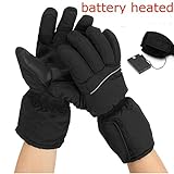 CAMTOA Heated Gloves Battery Power, Electric Rechargeable Heated Gloves -Battery Warmest Winter Gloves for Camping Hiking Sporting motorcycling(BATTERY NOT INCLUDED)