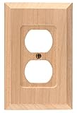 Amerelle Baker Single Duplex Unfinished Wood